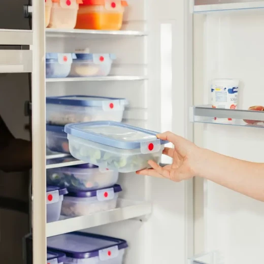 Tefal OneClick Rectangular Food Storage Container Blue 1.2L Leakproof Dishwasher Safe - Image 6