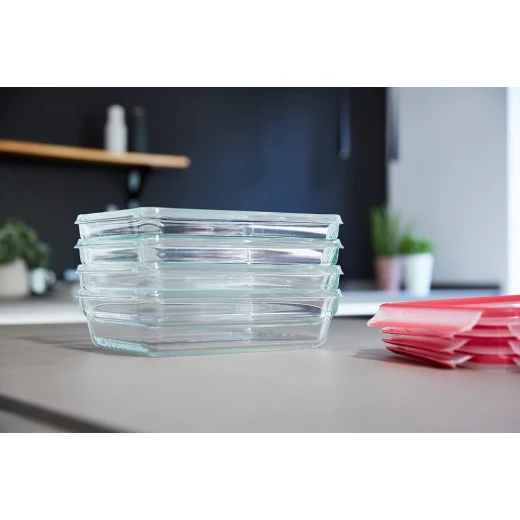 Tefal MasterSeal Glass Food Storage Containers, Leak-Proof, Oven, Microwave, Freezer Safe, Set of 1 TFN1041010 - Image 5