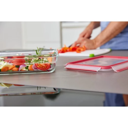 Tefal MasterSeal Glass Food Storage Containers, Leak-Proof, Oven, Microwave, Freezer Safe, Set of 1 TFN1041010 - Image 7