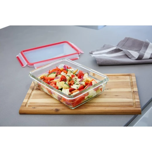 Tefal MasterSeal Glass Food Storage Containers, Leak-Proof, Oven, Microwave, Freezer Safe, Set of 1 TFN1041010 - Image 3