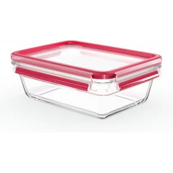 Tefal MasterSeal Glass Food Storage Containers, Leak-Proof, Oven, Microwave, Freezer Safe, Set of 1 TFN1041010
