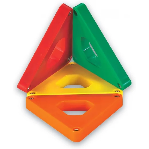 Play & Learn Triangle Magnetic Tiles 24 Pieces, Educational Building Blocks for Kids Play & Learn Triangle Magnetic Tiles 24 Pieces, Educational Building Blocks for Kids