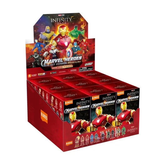 مجسم صغير من سلسلة BLOKEES Marvel Infinity Saga Galaxy الإصدار 1 صندوق عشوائي قابل للتجميع - Image 2