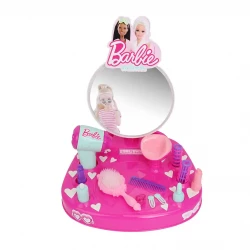 Barbie Dresser with Light and Sound, 12 Accessories, Pink, for Girls Ages 2-5