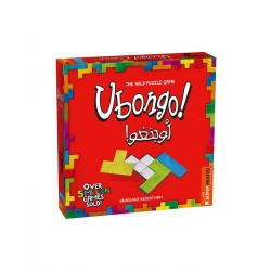 Ubongo Board Game Fast Paced Geometric Puzzle for 1-4 Players, Ages 6+, Includes 36 Puzzle Boards