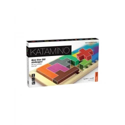 Katamino Board Game Wooden Puzzle for Adults and Children, Featuring 500+ Challenges, Spatial Reasoning, and Geometric Shapes for Hours of Fun. Ages 6+