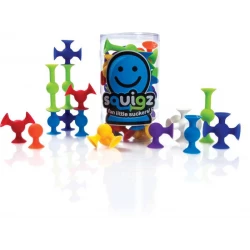 Fat Brain Toys Squigz Starter Set, 24 Piece Suction Construction Toy