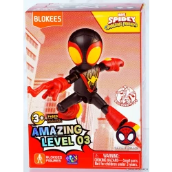 Blokees Spidey and His Amazing Friends Miles Web-Spinners Level 03 Action Figure Model Kit
