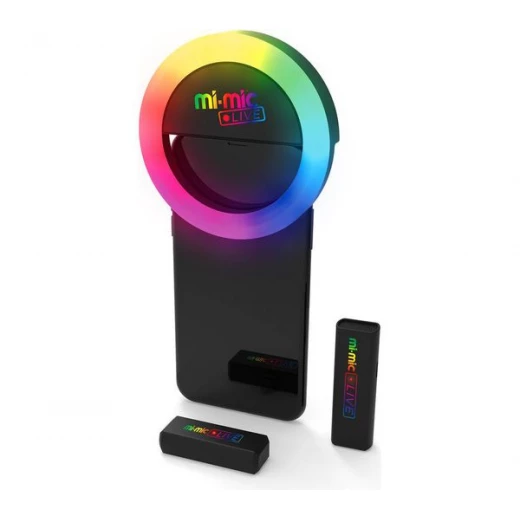 طقم تسجيل فيديو مباشر Mi Mic للهواتف التي تعمل بنظام Android، يتضمن إضاءة حلقية، ميكروفون، اتصال لاسلكي 2.4 جيجاهرتز - Image 7