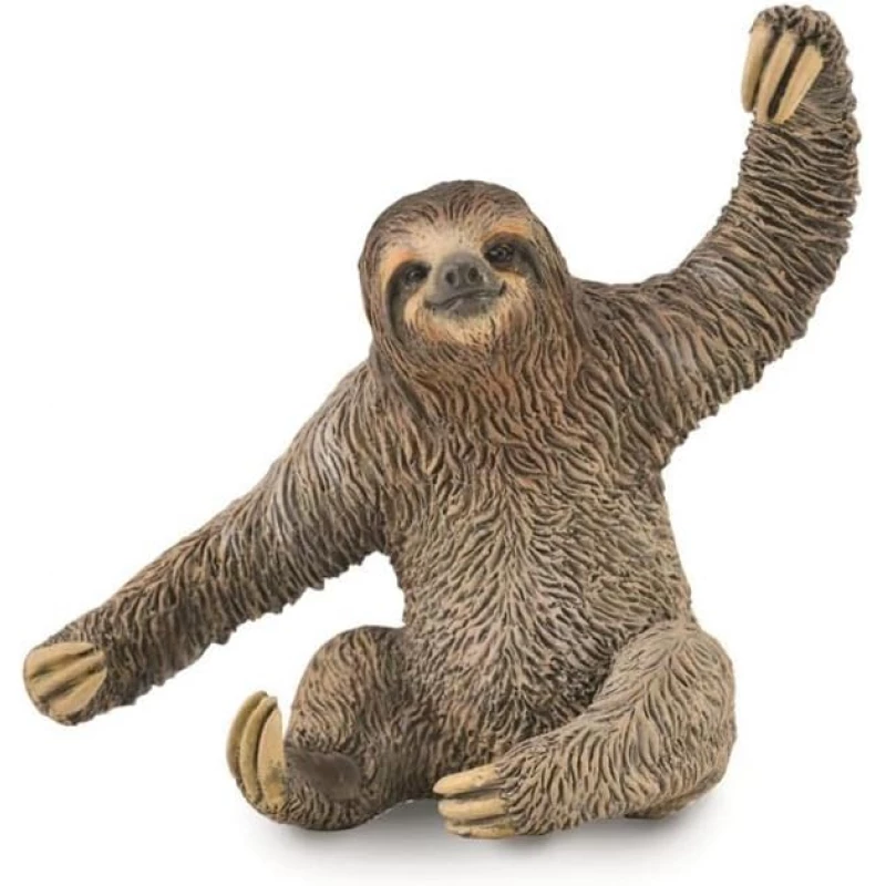 CollectA Sloth Figurine Collectable Toy, Brown, Realistic Wild Life Model - CollectA