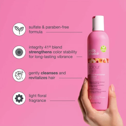 Milk Shake Color Maintainer Shampoo Flower Fragrance 300ml, Color Treated Hair - Milk Shake - Image 6