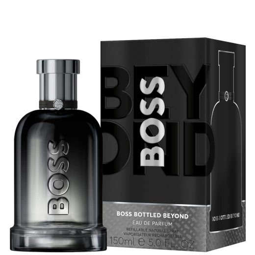 Hugo Boss Boss Bottled Beyond Eau de Parfum 200ml Refillable Spray: Experience the Fresh, Woody Aromatic Fragrance for Men. Long-lasting scent in a convenient refillable bottle. - Hugo boss - Image 2