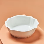 كاراجا كارمن ليس وعاء بورسلين طقم من 2، قطر 22 سم، تصميم أبيض أنيق لتقديم الشوربات والسلطات والحلويات، آمن للاستخدام في غسالة الأطباق - كراجا