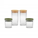 Karaca Ivory 4 Piece Plastic Food Storage Containers Set, Multicolor - karaca