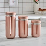 طقم حاويات تخزين طعام زجاجية ماسترمايد من كاراجا، أسود، 6 قطع - كراجا