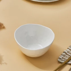 وعاء بورسلين كاراجا بومونتي أبيض 15 سم، تصميم عصري، آمن لغسالة الصحون