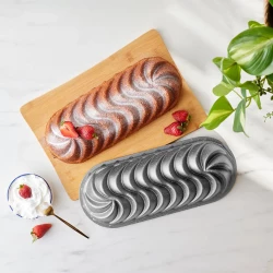 Karaca Cake Pro Vera Cast Iron Baking Pan Anthracite 35 cm: Heavy Duty Oven Safe Cake Mold for Professional Baking Results, Durable and Long Lasting, Perfect for Cakes and Desserts