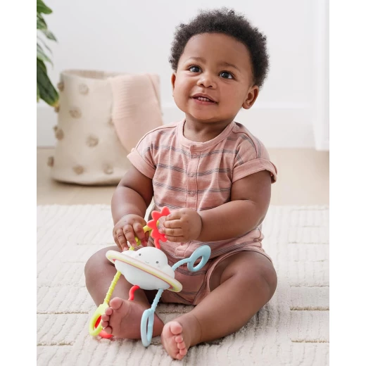 Skip Hop Silver Lining Cloud Pull and Play Sensory Toy for Babies 0 to 6 Months Interactive Musical Toy - Image 4