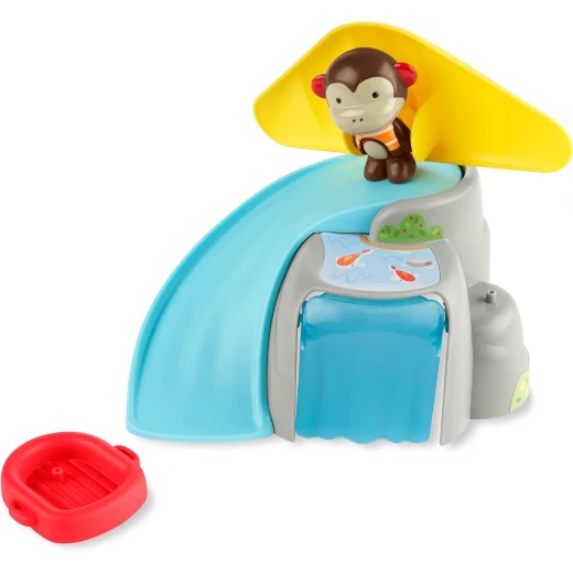Skip Hop Zoo Outdoor Adventure Playset Featuring Marshall Monkey 4 Piece Set Includes Water Table, Umbrella, and 2 Animal Figures Ideal for Toddlers and Young Children Skip Hop Zoo Outdoor Adventure Playset Featuring Marshall Monkey 4 Piece Set Includes Water Table, Umbrella, and 2 Animal Figures Ideal for Toddlers and Young Children