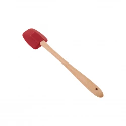 Karaca Kürek Spatula Wooden Kitchen Utensil Red Color 1 Piece For Mixing And Turning Food Durable Design Heat Resistant For Everyday Cooking Needs
