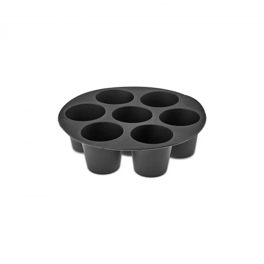 Crick Crack Silicone Muffin Mould Air Fryer Attachment Black Crick Crack Silicone Muffin Mould Air Fryer Attachment Black