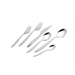 Karaca Bore Platin 36 Piece Cutlery Set, 6 Person, Stainless Steel - karaca