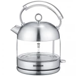 Severin WK 3459 Cordless Electric Kettle Stainless Steel 1.7 Liter BPA Free - Severin