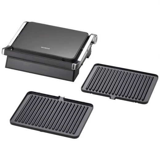 Severin SEVINI Comfort KG2399 Grill Press Black and Silver 2 Years Warranty - Severin - Image 4