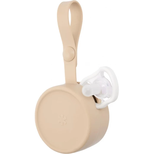 Skip Hop Silicone Pacifier Holder Oat, BPA Free, Dishwasher Safe - Image 5