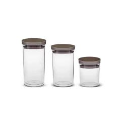 Karaca Ivory 3 Piece Plastic Food Storage Container Set Multicolor
