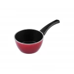 Karaca BioDiamond Cherry Saucepan 14 cm Red Nonstick Cookware with Excellent Heat Conduction and Durable Construction for Effortless Cooking and Easy Cleaning - karaca