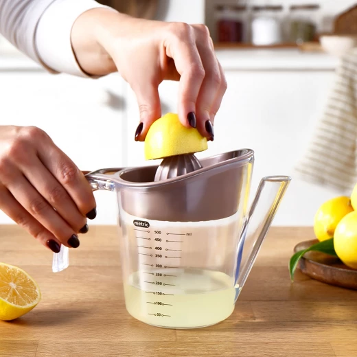 Crick Crack Harmony Citrus Juicer, Durable Plastic, Brown, 19.5x11x13.5 cm - Crick Crack - Image 3