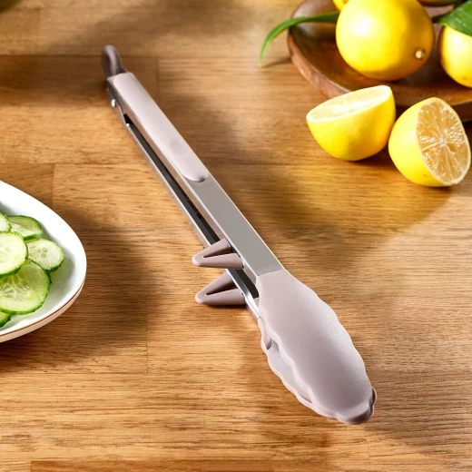 Crick Crack Harmony Oval Serving Spoon 34 cm Silicone and Stainless Steel - Crick Crack - Image 5