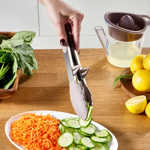 Crick Crack Harmony Oval Serving Spoon 34 cm Silicone and Stainless Steel - Crick Crack - Image 6