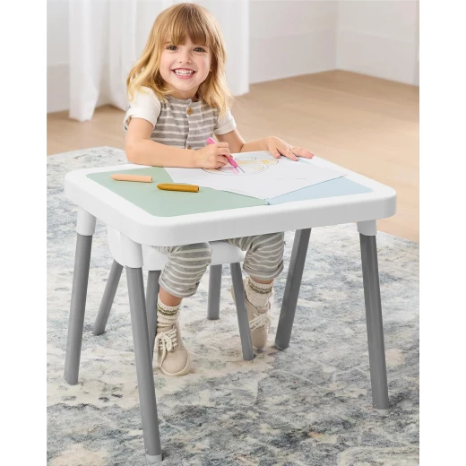 Skip Hop Discoverosity 3 in 1 Toddler Sensory Table: Multi Color, Interactive Learning Toy with Water Play, Sand Play, and Storage, Ideal for 18+ Months - Image 4