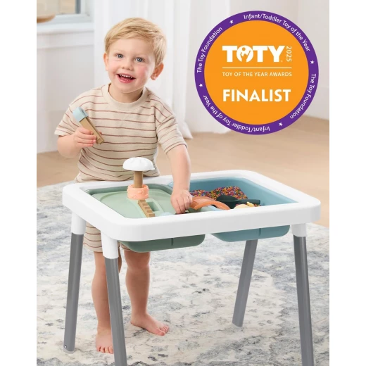 Skip Hop Discoverosity 3 in 1 Toddler Sensory Table: Multi Color, Interactive Learning Toy with Water Play, Sand Play, and Storage, Ideal for 18+ Months - Image 3