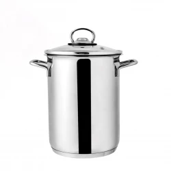 Karaca Love of Kitchen Stainless Steel Induction Asparagus Pot with Lid 4L Silver