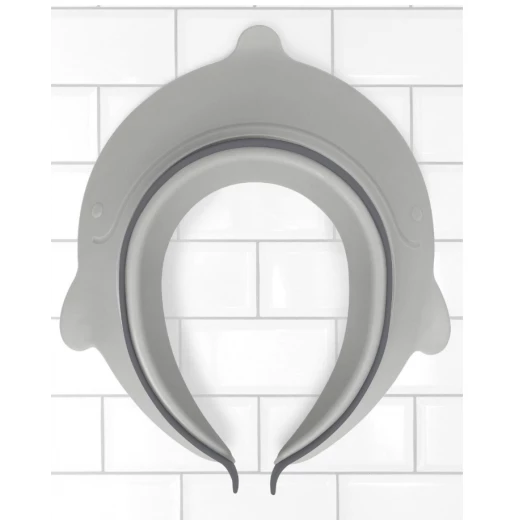 Skip Hop Moby Baby Bath Visor Gray for Gentle Head Washing and Eye Protection - Image 3