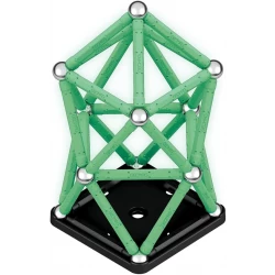 Geomag Glow Recycled 60 Piece Construction Set, Magnetic Building Blocks, Ages 3+