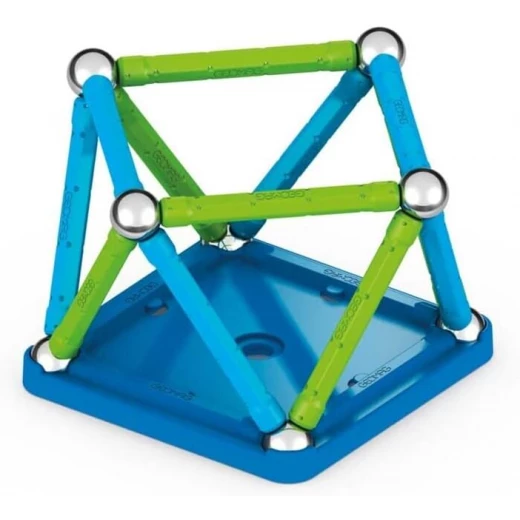 مجموعة بناء مغناطيسية Geomag Classic معاد تدويرها 25 قطعة، لعبة تعليمية STEM - Image 2