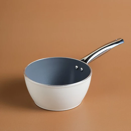 Karaca X Refika Birgül Swiss Crystal Creamy 18 cm Milk Pan: Nonstick Coating, Durable Design, Perfect for Creamy Sauces and Heating Milk, Dishwasher Safe Karaca X Refika Birgül Swiss Crystal Creamy 18 cm Milk Pan: Nonstick Coating, Durable Design, Perfect for Creamy Sauces and Heating Milk, Dishwasher Safe