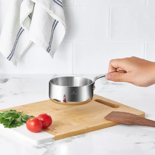 Karaca 3Ply PowerSteel 316+ Stainless Steel Saucepan 10cm Silver Karaca 3Ply PowerSteel 316+ Stainless Steel Saucepan 10cm Silver