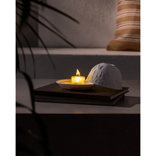 Madam Coco Chalour Decorative LED Candle Holder with 20 Warm White LEDs for Elegant Home Decor, Battery Operated 12x8 cm - Madame COCO - Image 3