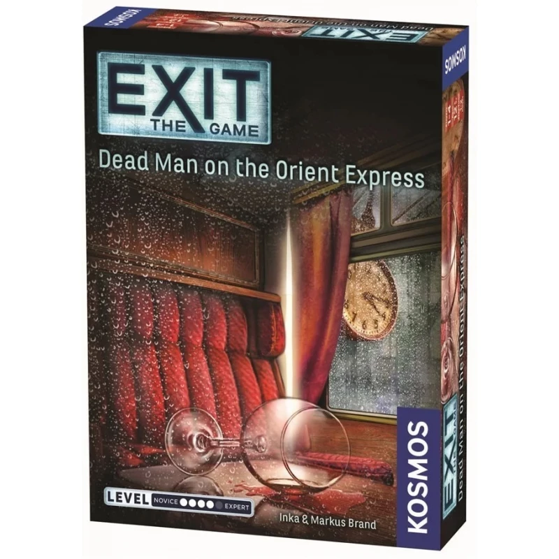 لعبة Kosmos Exit: Dead Man On The Orient Express لغز غموض لعبة لوحية 1-4 لاعبين