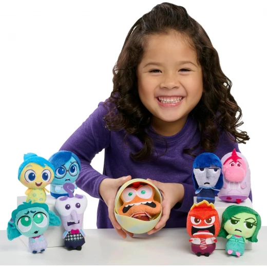 Disney Pixar Inside Out 2 Surprise Plush Toy Capsule Assorted Characters Collectible Figures Blind Box Series for Kids and Fans, Featuring Joy, Sadness, Anger, Fear, and Disgust - Image 2
