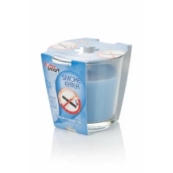 Smarthome Smoke Eater Scented Tumbler Candle, Home Odor Eliminating with Fresh Scent, Blue, 3 Ounce, Long Lasting Fragrance for Home and Office Spaces