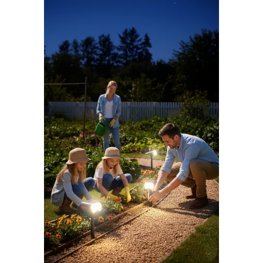 Brillanfire Solar Landscape Spotlight 6-Piece Set – High-Brightness Outdoor Solar Lights – 6 Installation Methods – IP65 Waterproof & Automatic On/Off - Brillanfire - Image 2