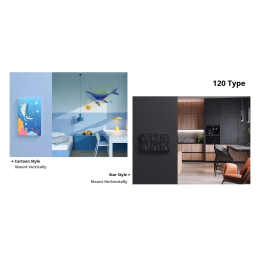 غطاء مفتاح حائط SONOFF TX Ultimate الذكي بتصميم كرتوني ثنائي العصابة 86 ملم - Image 5