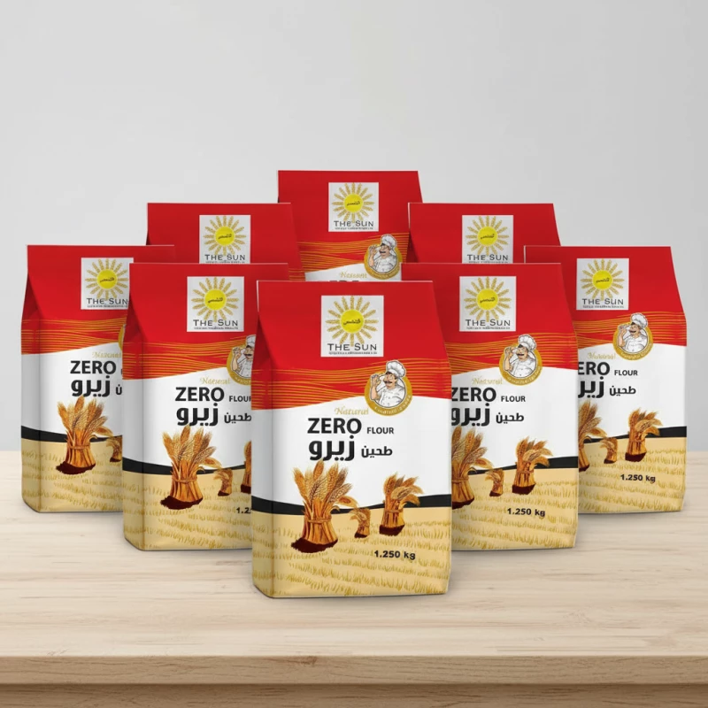 Al-Shams Zero Flour – Bulk Pack 10 x 1250g – Extra Fine Premium Flour – Ideal for Cakes, Biscuits, and Delicate Pastries - Al Shams
