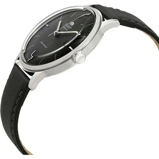 Orient Bambino FAC0000CA0 Men's Watch Stainless Steel Black Leather Strap 40.5mm - ORIENT - Image 2